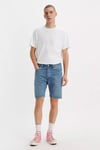 501 Streç Pamuklu Regular Fit Normal Bel Kot Erkek Short 36512-0235 MAVİ