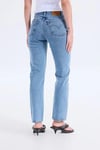 501 Yüksek Bel Düz Paça Jeans Kadın Kot Pantolon A7742-0027 MAVİ