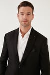6 Drop Çift Yırtmaçlı Slim Fit Blazer Erkek Ceket 659001 SİYAH