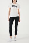 721 Pamuklu Skinny Fit Yüksek Bel Dar Paça Jeans Kadın Kot Pantolon A9360-0008 SİYAH
