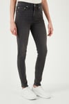 721 Skinny Fit Yüksek Bel Jeans Kadın Kot Pantolon A9360-0002 GRİ