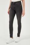721 Skinny Fit Yüksek Bel Jeans Kadın Kot Pantolon A9360-0002 GRİ