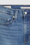 724 Pamuklu Regular Fit Yüksek Bel Jeans Kadın Kot Pantolon 18883-0385 MAVİ