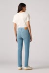 724 Streç Pamuklu Slim Straight Yüksek Bel Düz Paça Jeans Kadın Kot Pantolon 18883-0340 İNDİGO
