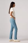 724 Streç Pamuklu Slim Straight Yüksek Bel Düz Paça Jeans Kadın Kot Pantolon 18883-0340 İNDİGO