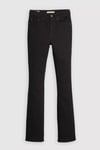 725 High Pamuklu Slim Fit Bootcut Paça Jeans Kadın Kot Pantolon 18759-0184 SİYAH