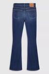 725 High Streç Pamuklu Normal Bel Düz Paça Bootcut Jeans Kadın Kot Pantolon 18759-0196 LACİVERT