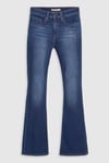 725 High Streç Pamuklu Normal Bel Düz Paça Bootcut Jeans Kadın Kot Pantolon 18759-0196 LACİVERT