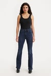 725 Pamuklu Bootcut Yüksek Bel Jeans Kadın Kot Pantolon A9363-0001 LACİVERT