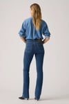 725 Pamuklu Slim Fit Yüksek Bel Jeans Kadın Kot Pantolon 18759-0234 LACİVERT
