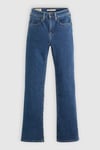 725 Pamuklu Slim Fit Yüksek Bel Jeans Kadın Kot Pantolon 18759-0234 LACİVERT
