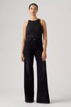 728 Hr Wide Leg Fit Yüksek Bel Geniş Paça Jeans Kadın Kot Pantolon 0039B-0035 SİYAH
