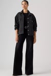 728 Hr Wide Leg Fit Yüksek Bel Geniş Paça Jeans Kadın Kot Pantolon 0039B-0035 SİYAH