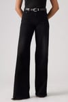 728 Hr Wide Leg Fit Yüksek Bel Geniş Paça Jeans Kadın Kot Pantolon 0039B-0035 SİYAH