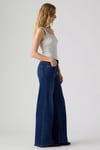 728 Hr Wide Leg Ft Yüksek Bel Geniş Paça Jeans Kadın Kot Pantolon 0039B-0040 MAVİ