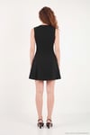 A Kesim Dikiş Detaylı Mini Boy Davet Kadın Elbise 6523003 SİYAH
