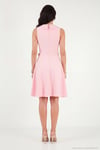 A Kesim Regular Fit Yaka ve Kemer Detaylı Mini Davet ve Mezuniyet Kadın Elbise 6525740 Şeker Pembe