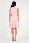 A Kesim Regular Fit Yaka ve Kemer Detaylı Mini Davet ve Mezuniyet Kadın Elbise 6525740 Şeker Pembe
