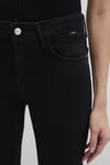 Ada Pamuklu Boyfrend Normal Bel Düz Paça Jeans Kadın Kot Pantolon 1020590492 SİYAH