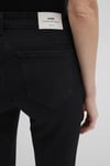 Ada Pamuklu Boyfrend Normal Bel Düz Paça Jeans Kadın Kot Pantolon 1020590492 SİYAH