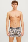 Additionals Jacabstract Desenli Streç Pamuklu 3 Pack Erkek Boxer 12273114 Siyah-Beyaz-Antrasit