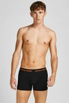Additıonals Jacblack Streç Pamuklu Logolu 5 Pack Erkek Boxer 12167028 SİYAH