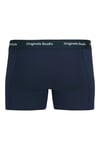 Additionals Jacvesterbro Streç Pamuklu Logolu 3 Pack Erkek Boxer 12272945 Siyah-Lacivert-Siyah Beyaz