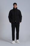 Andor Kapitoneli Regular Fit Kuş Tüyü Dolgulu Dik Yaka Şişme Erkek Mont 112120225 SİYAH