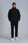 Andor Kapitoneli Regular Fit Kuş Tüyü Dolgulu Dik Yaka Şişme Erkek Mont 112120225 SİYAH