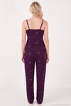 Askılı V Yaka Lastikli Bel Fitilli Kadın Pijama Takımı 65780604 MÜRDÜM