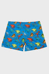 Austin Desenli Normal Bel Boxer Erkek Çocuk Mayo Short SR2631000009 SAKS