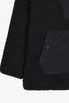 B Full Zıp Sherpa Regular Fit Kapüşonlu Yaka Erkek Çocuk Mont SK26200863817 SİYAH