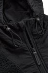 B Full Zıp Sherpa Regular Fit Kapüşonlu Yaka Erkek Çocuk Mont SK26200863817 SİYAH
