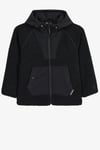 B Full Zıp Sherpa Regular Fit Kapüşonlu Yaka Erkek Çocuk Mont SK26200863817 SİYAH