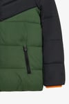 B Puffer Kapitoneli Kapüşonlu Yaka Şişme Erkek Çocuk Mont SK26201401602 SİYAH