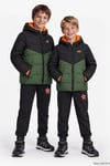 B Puffer Kapitoneli Kapüşonlu Yaka Şişme Erkek Çocuk Mont SK26201401602 SİYAH