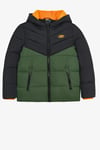 B Puffer Kapitoneli Kapüşonlu Yaka Şişme Erkek Çocuk Mont SK26201401602 SİYAH