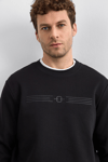 Back & Bond Pamuklu Regular Fit Bisiklet Yaka Erkek Sweat B35W12032 102 SİYAH