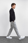 Back & Bond Pamuklu Regular Fit Triko Erkek Polo Yaka Kazak B35W40029 102 SİYAH