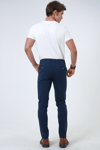 Back & Bond Pamuklu Slim Fit Chino Erkek Pantolon B33W30010 119 LACİVERT