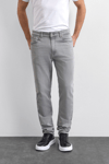 Back & Bond Pamuklu Slim Fit Normal Bel Dar Paça Jeans Erkek Kot Pantolon B35W35011 106 AÇIK GRİ