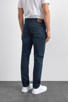 Back & Bond Pamuklu Slim Fit Normal Bel Dar Paça Jeans Erkek Kot Pantolon B35W35005 119 LACİVERT