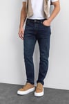 Back & Bond Pamuklu Slim Fit Normal Bel Düz Paça Jeans Erkek Kot Pantolon B35W35004 120 KOYU LACİVERT