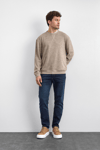 Back & Bond Regular Fit Bisiklet Yaka Basic Erkek Sweat B35W12015 160 VİZON