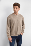 Back & Bond Regular Fit Bisiklet Yaka Basic Erkek Sweat B35W12015 160 VİZON