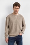 Back & Bond Regular Fit Bisiklet Yaka Basic Erkek Sweat B35W12015 160 VİZON