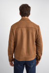 Back & Bond Regular Fit Süet Dokulu Mevsimlik Erkek Mont B35W60050 111 KAHVE