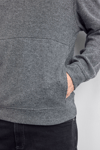 Back & Bond Regular Fit Yarım Fermuarlı Dik Yaka Erkek Sweat B35W12021 105 GRİ