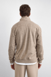 Back & Bond Regular Fit Yarım Fermuarlı Dik Yaka Erkek Sweat B35W12016 160 VİZON