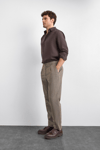 Back & Bond Slim Fit Normal Bel Daralan Paça Erkek Pantolon B35W33001 112 AÇIK KAHVE
